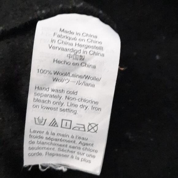 J.Crew Black Italian Boiled Wool Double Breasted Jacket Size 6 - Picture 4 of 8